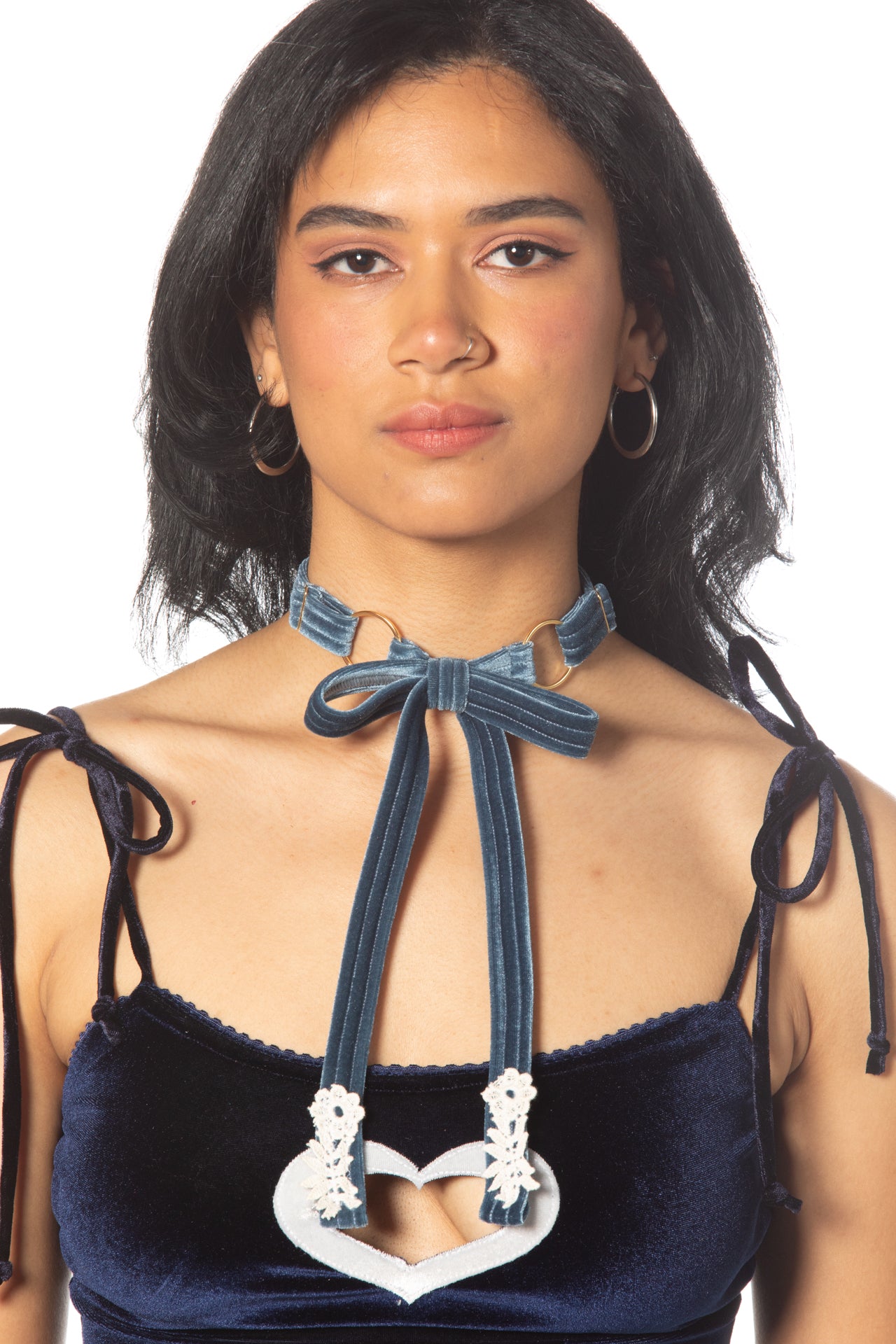 Destined Velvet Bow Choker