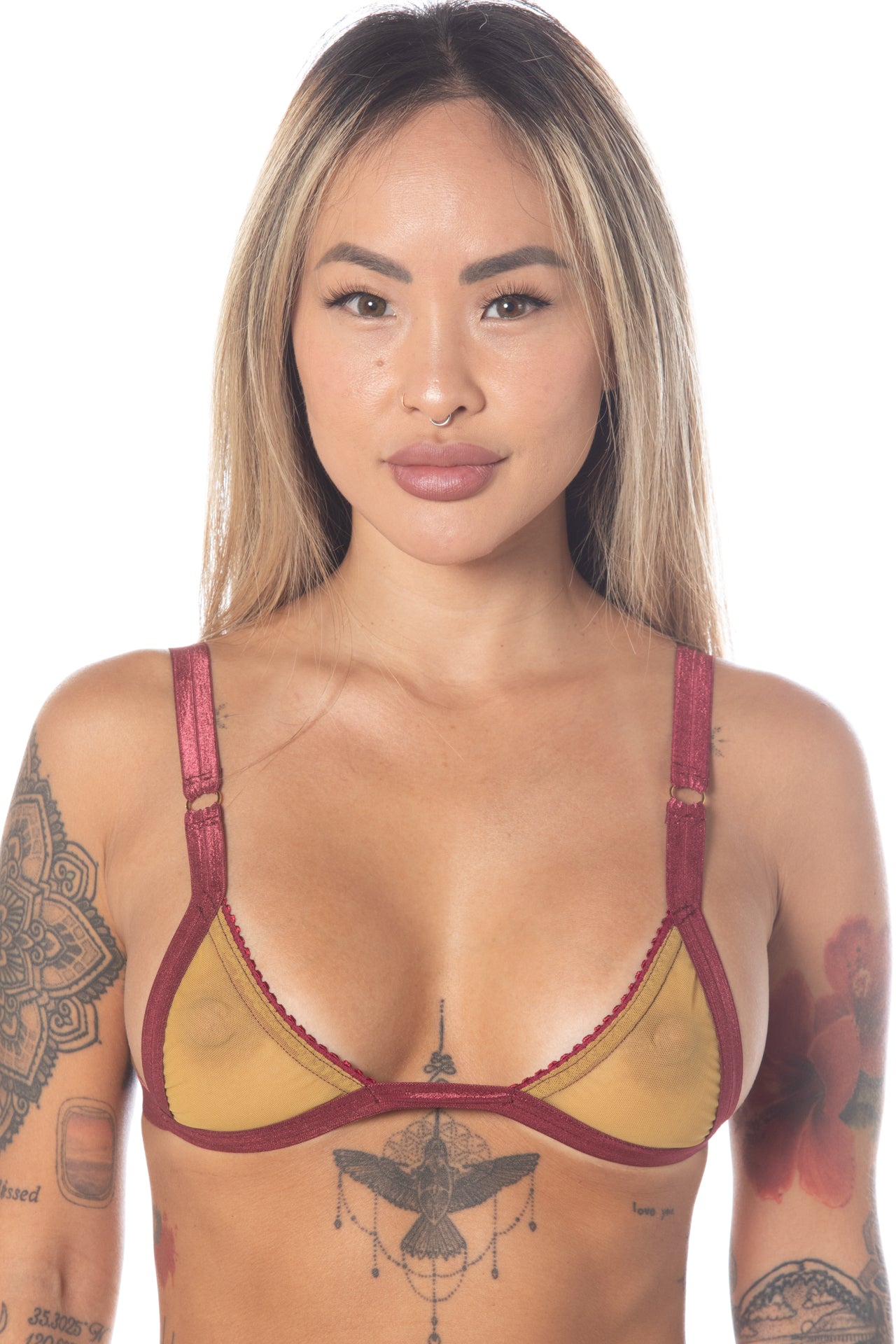 Mesh impractical bralette