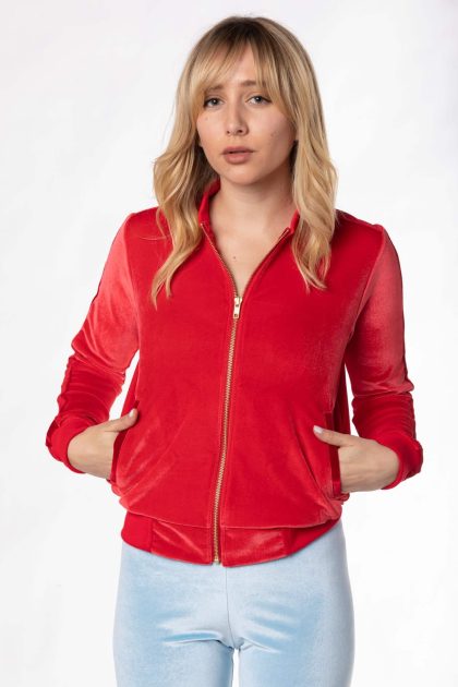 Dynomite Velvet Track Jacket