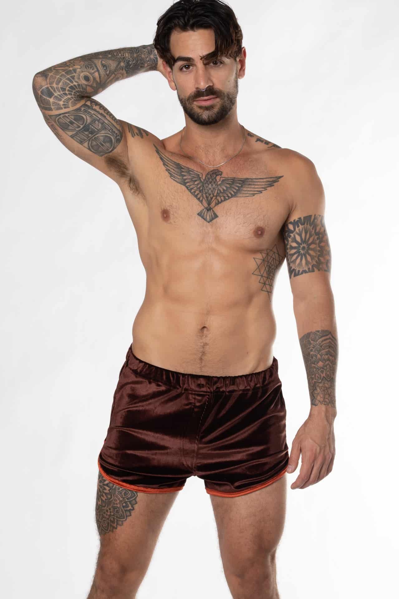 Layabout Velvet Track Short