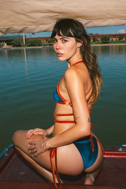 Neptune Velvet Pirouette Swim Top