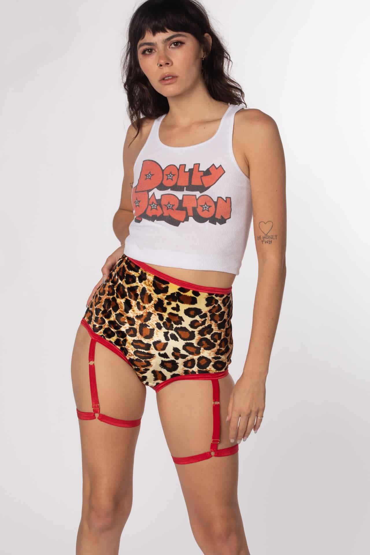 Velvet Ouvert Harness Underwear