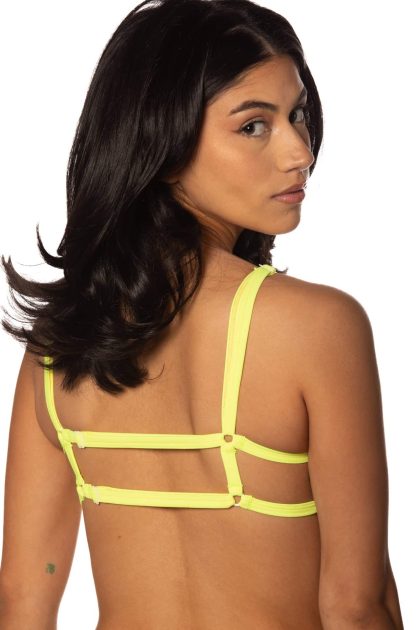 Retroletta Lace-Up Swim Top
