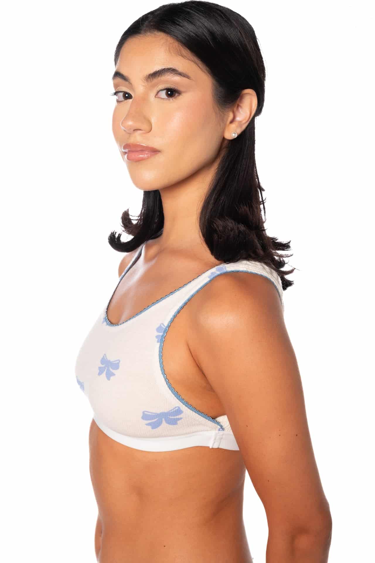 Chicory Petal Crop Bralette