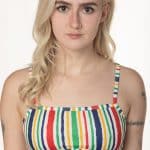 Fruit Stripe Track Bralette