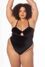 Velvet Thong Bodysuit