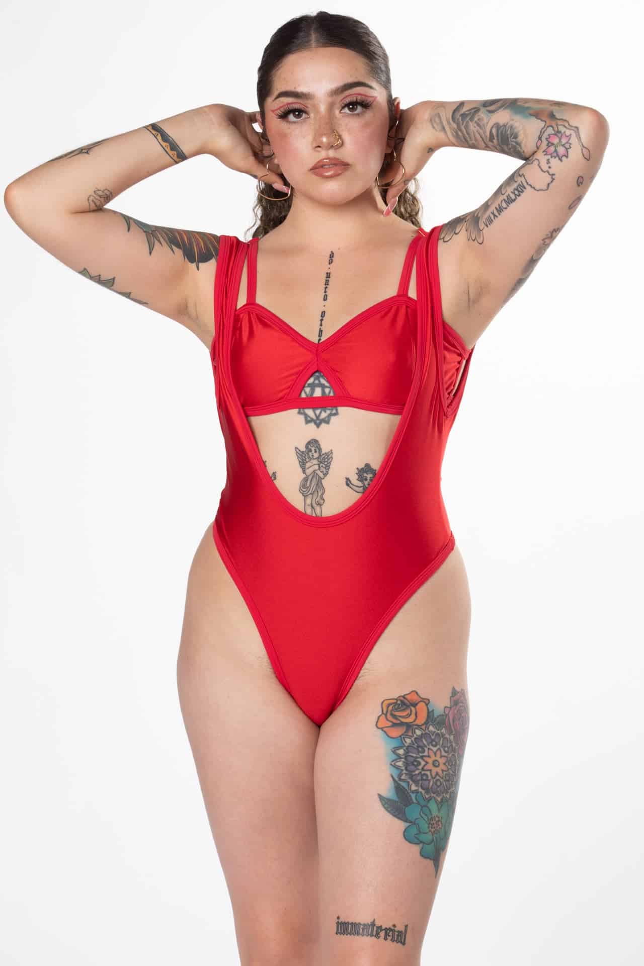 Flash Back Singlet Swimsuit
