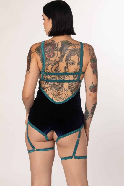 Velvet Ouvert Harness Bodysuit