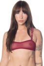 Cherry Coded Mesh Sweetheart Bralette