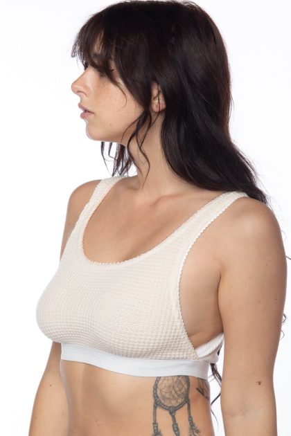 Toasty Petal Crop Bralette