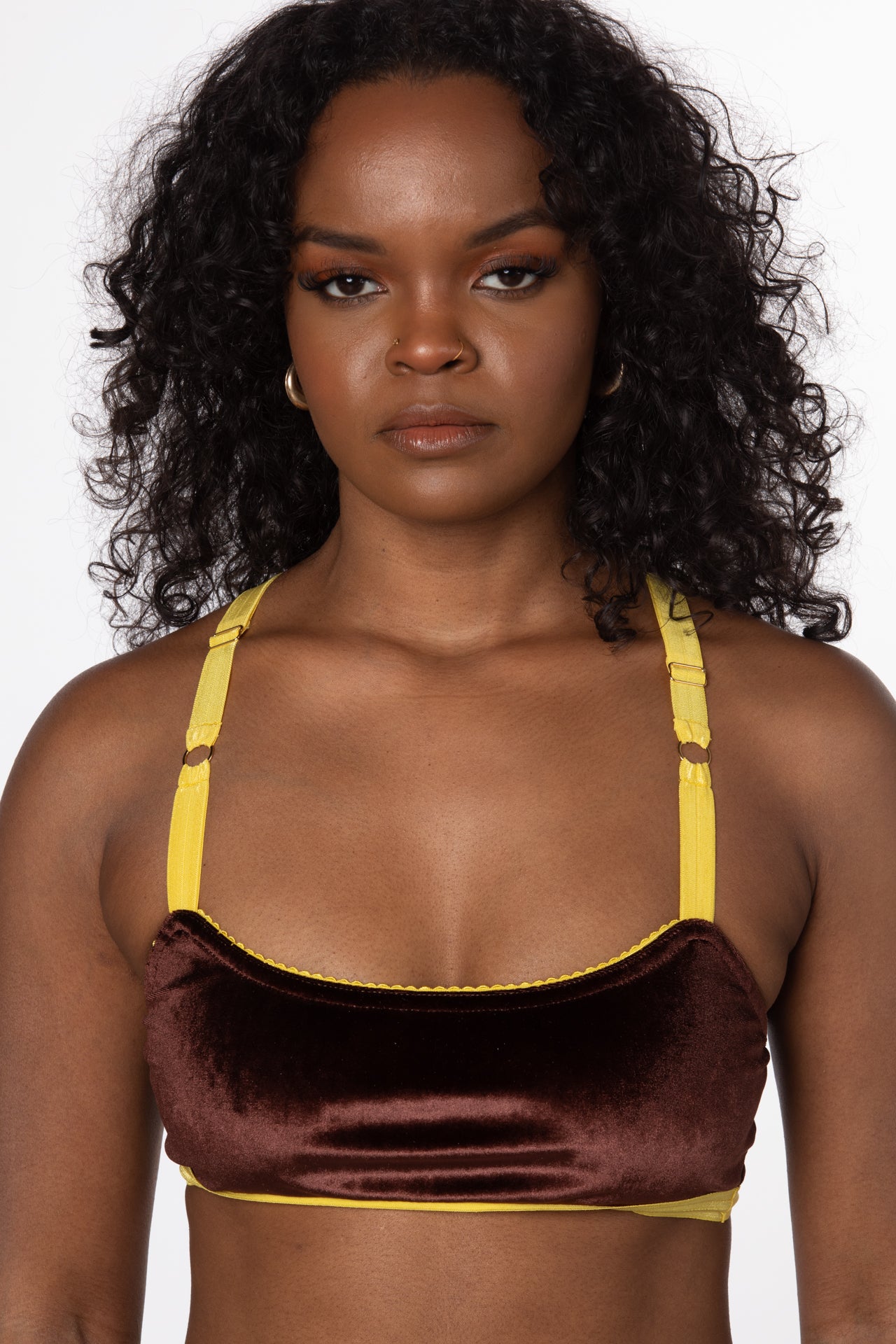 Mariposa Velvet Crossback Bralette