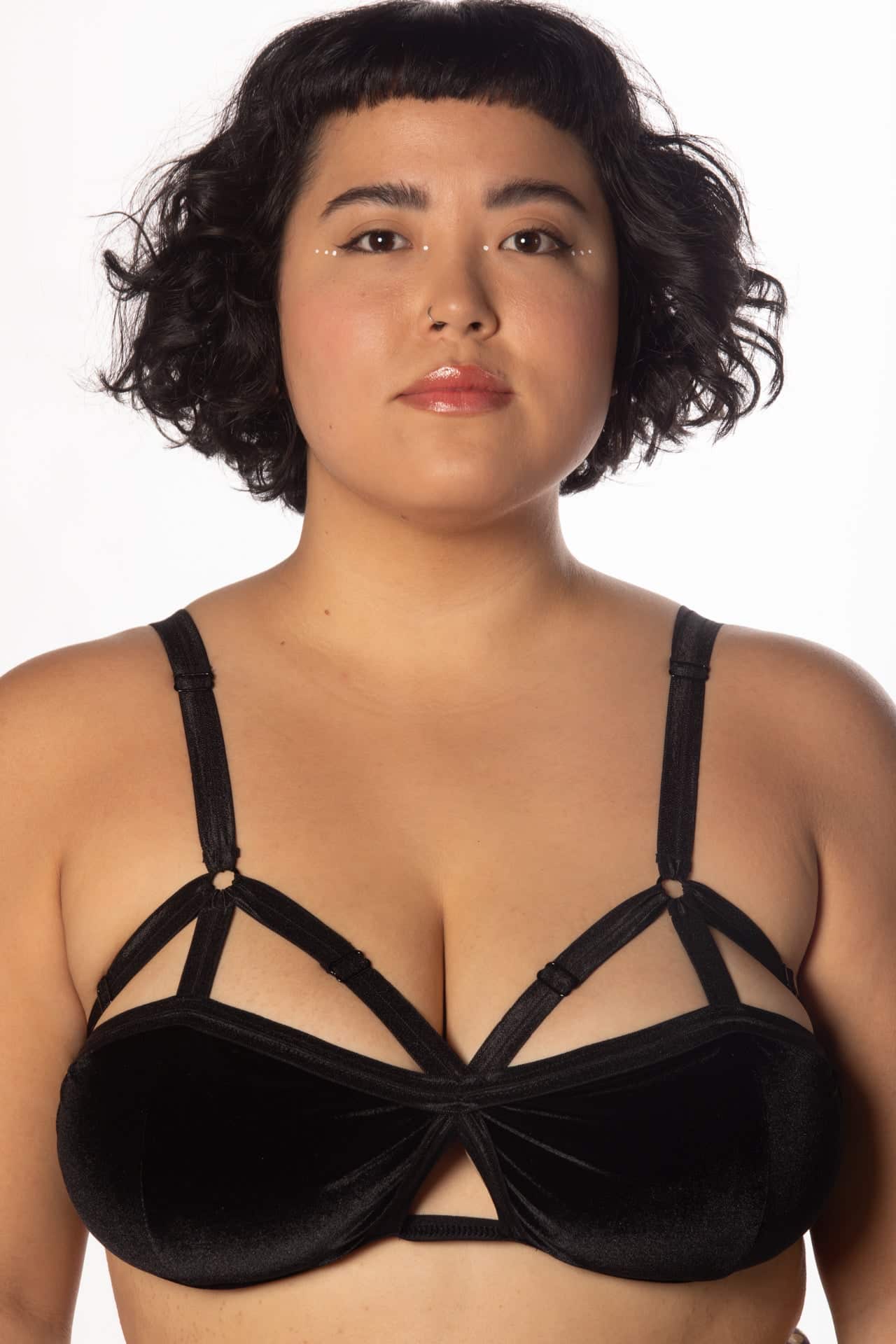 Velvet V-Strap Bralette