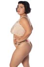 Printed Velvet High-Waist Thong Underwear
