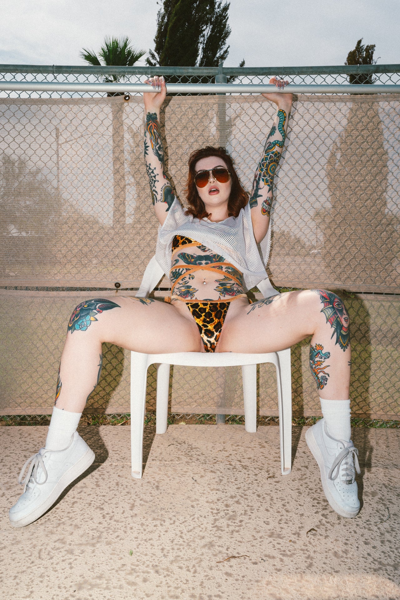 Lynx Velvet Pirouette Swim Bottom