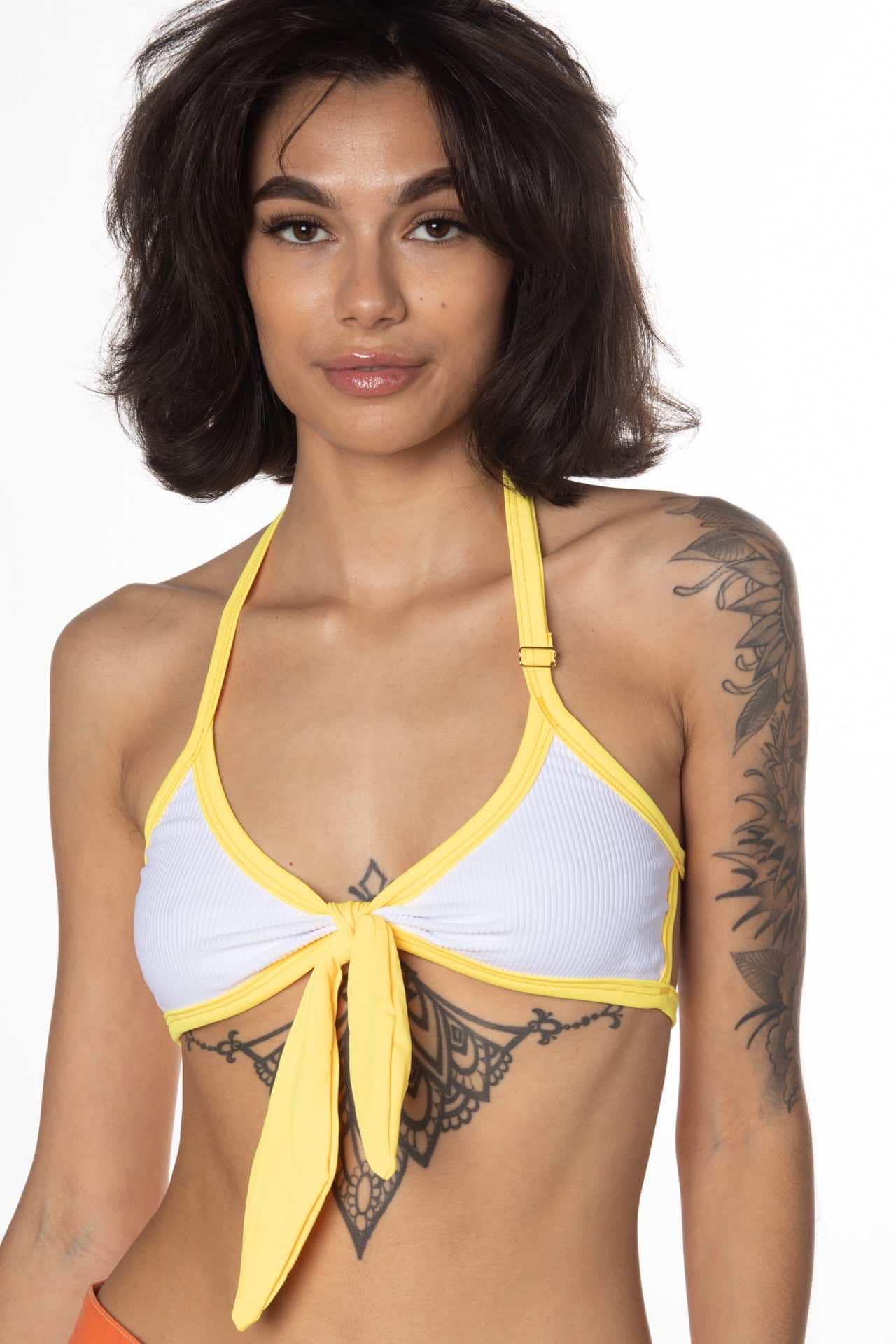Roadie Tie Halter Swim Top