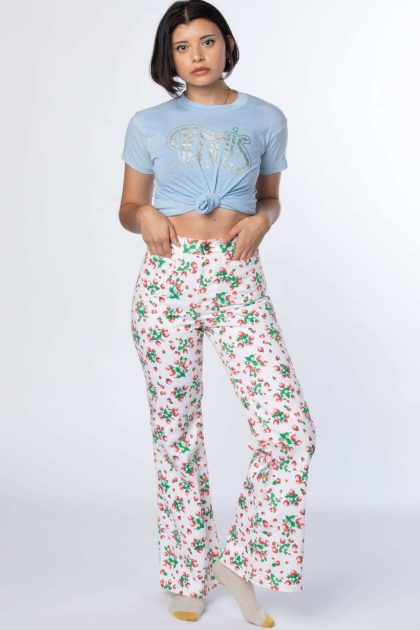 Zappa Printed Denim Pant