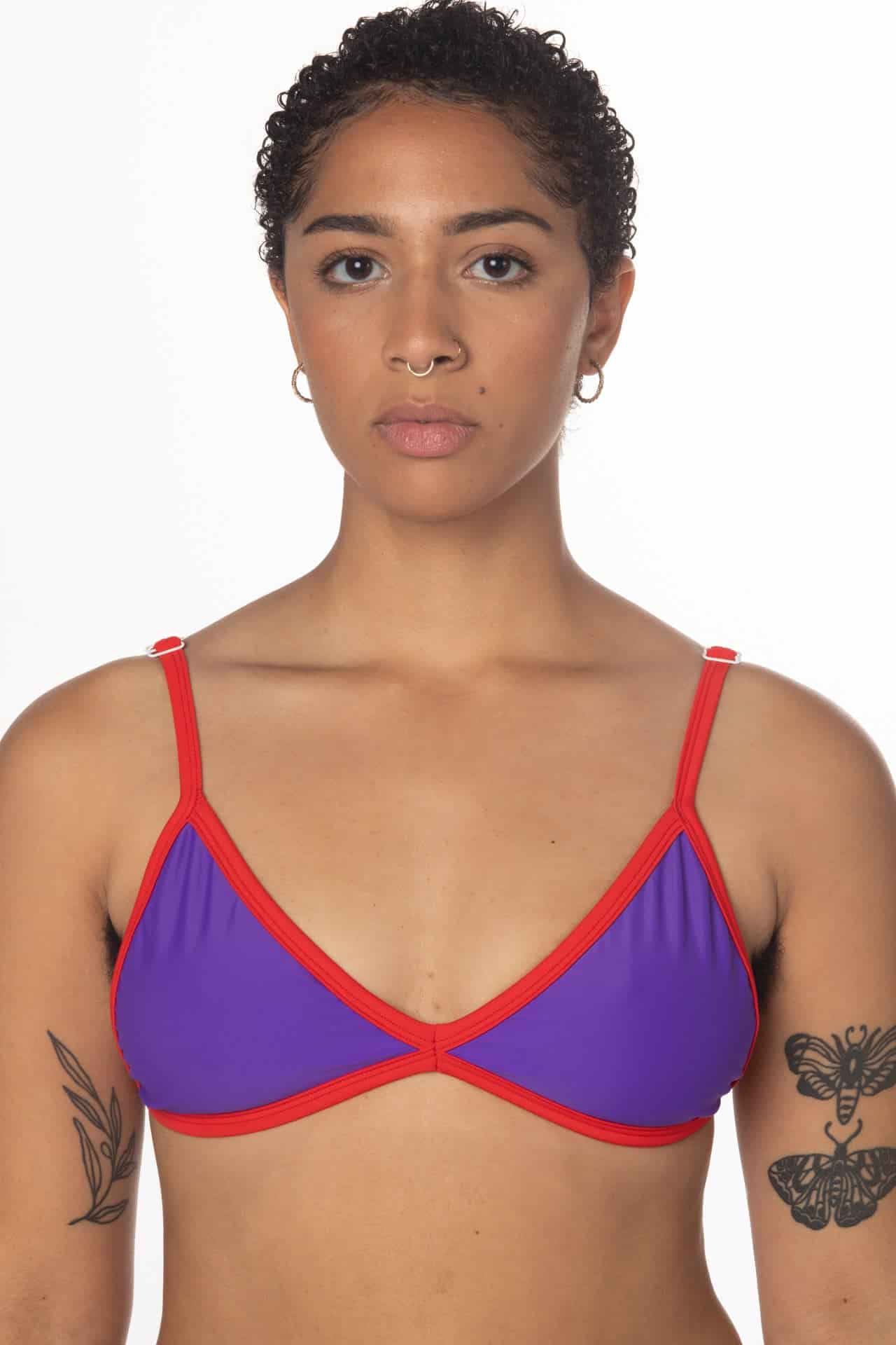 Spring Break Triangle Swim Top