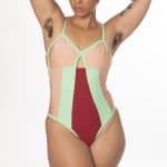 Paradise Cove Paneled Cheeky One-Piece Swimsuit