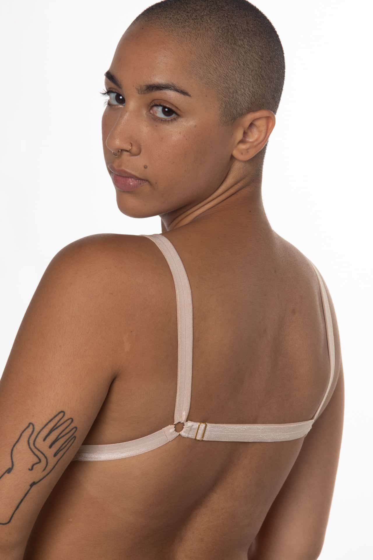 Starfield Velvet Triangle Bralette