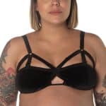 Velvet V Strap Nursing Bralette