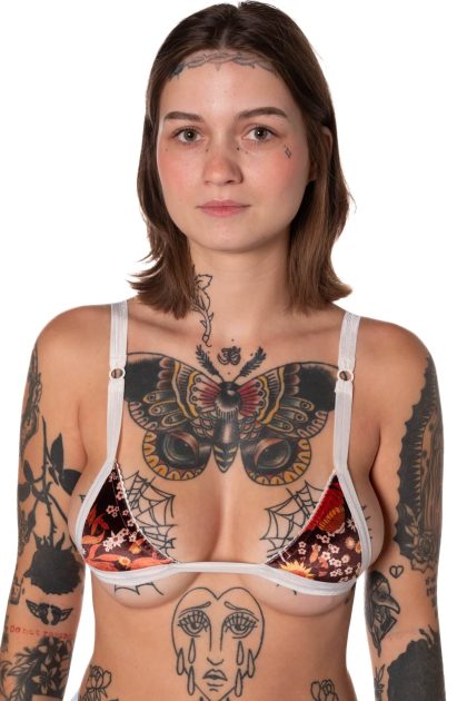 solstice velvet impractical bralette