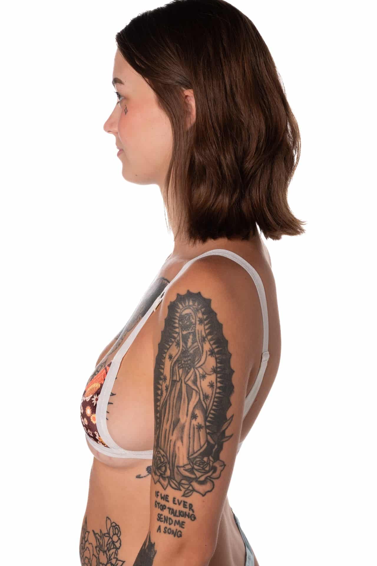 solstice velvet impractical bralette