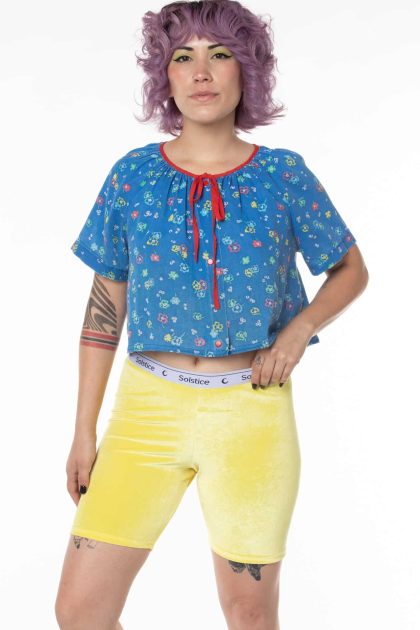 Tweety Velvet Bike Short