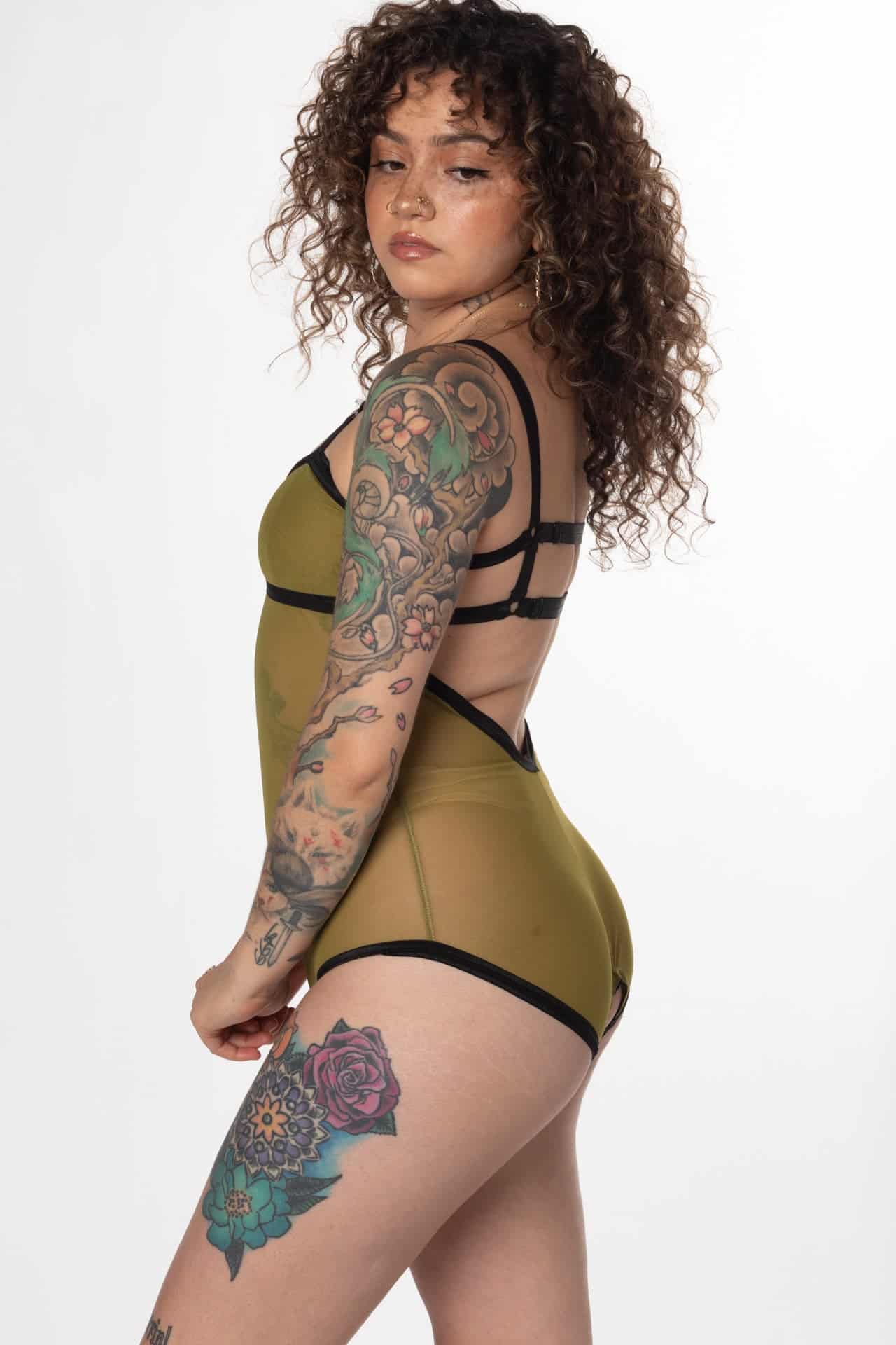 MESH OUVERT BODYSUIT