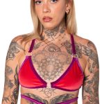 Volcanic Velvet Pirouette Swim Top