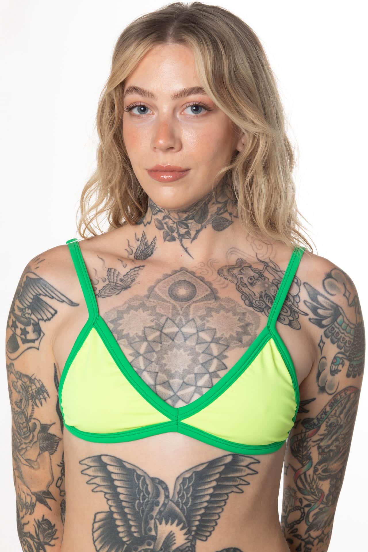 Grasshopper Triangle Swim Top