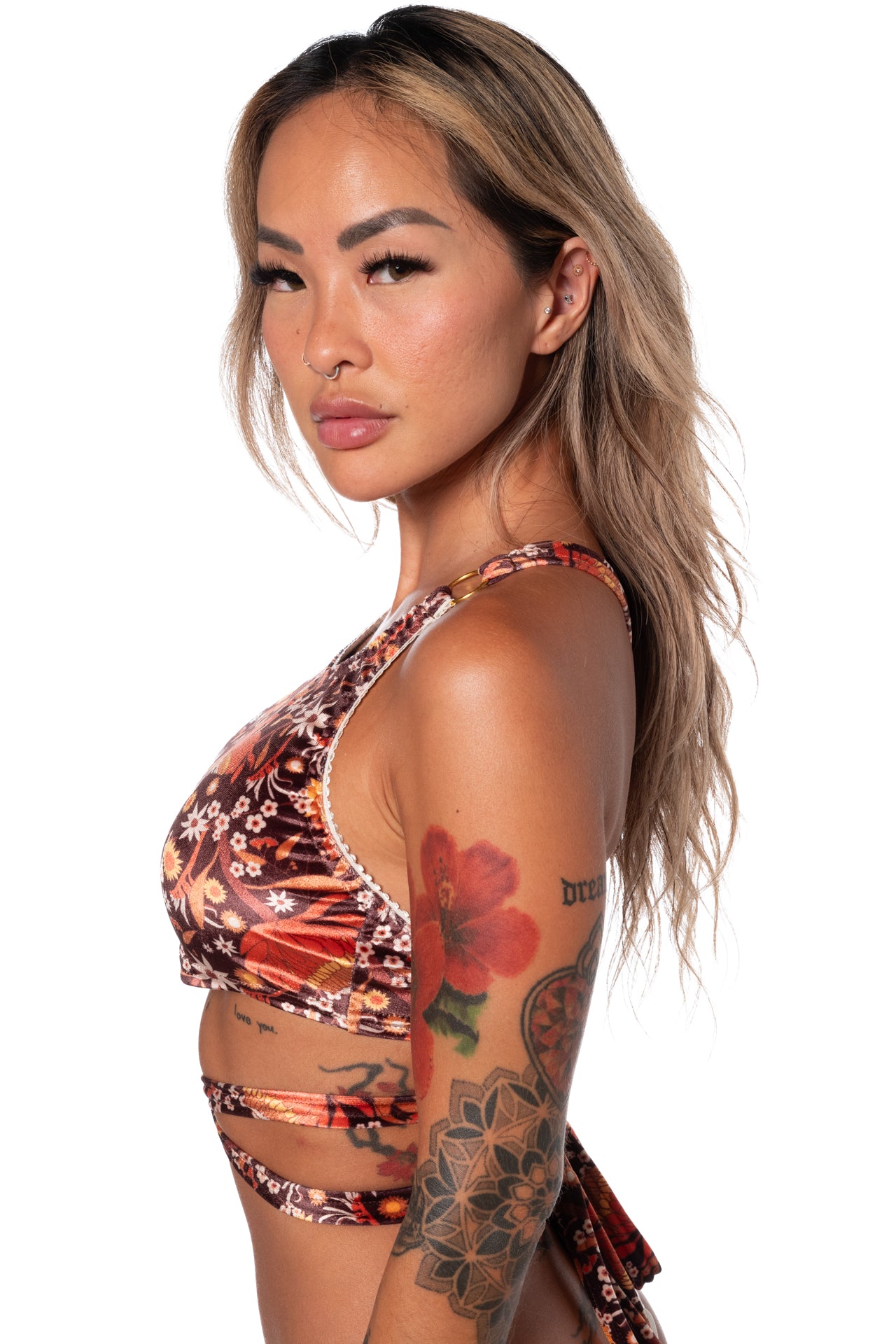 Starfield Velvet Pirouette Top