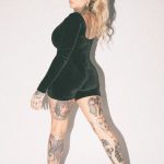 Mamba Velvet Long Sleeve Short Catsuit