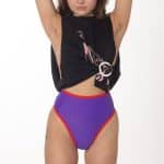 Spring Break High Waisted Thong Swim Bottom
