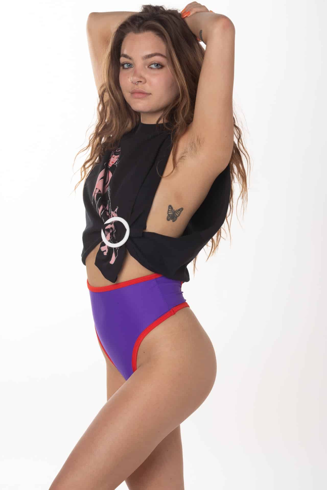 Loghan03-03-22Studio-11 Spring Break High Waisted Thong Swim Bottom