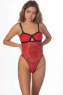 Viper Mesh Thong Bodysuit