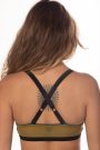 Poison Crossback Mesh Bralette
