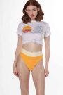 Citrus Twist Cheeky Swim Bottom