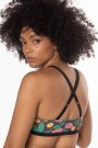 Ultra Chronic Printed Cotton Cross Back Bralette
