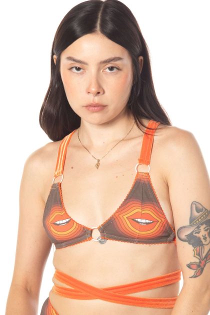 Say My Name Cotton Pirouette Triangle Bralette