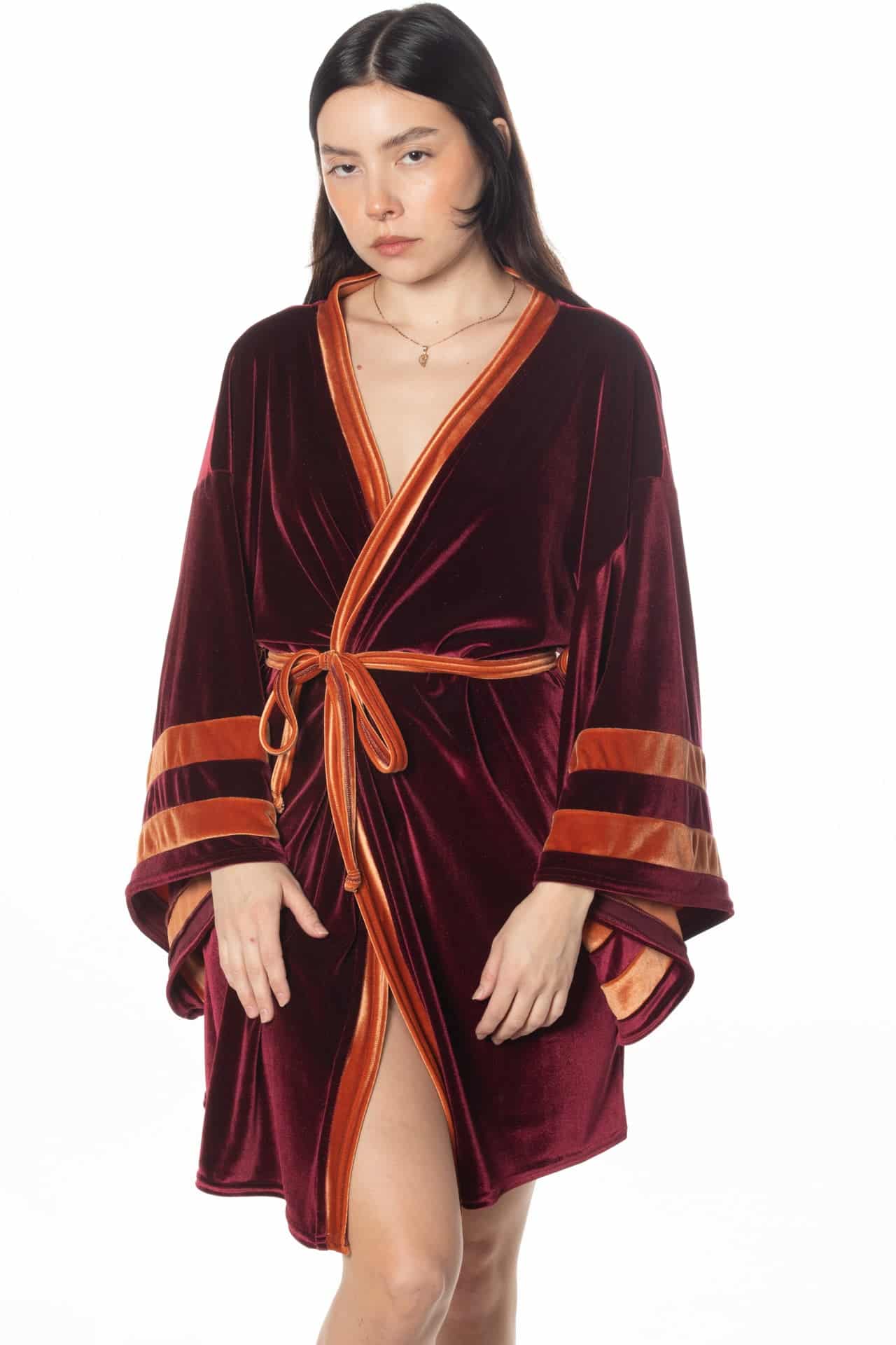 solstice intimates velvet short robe