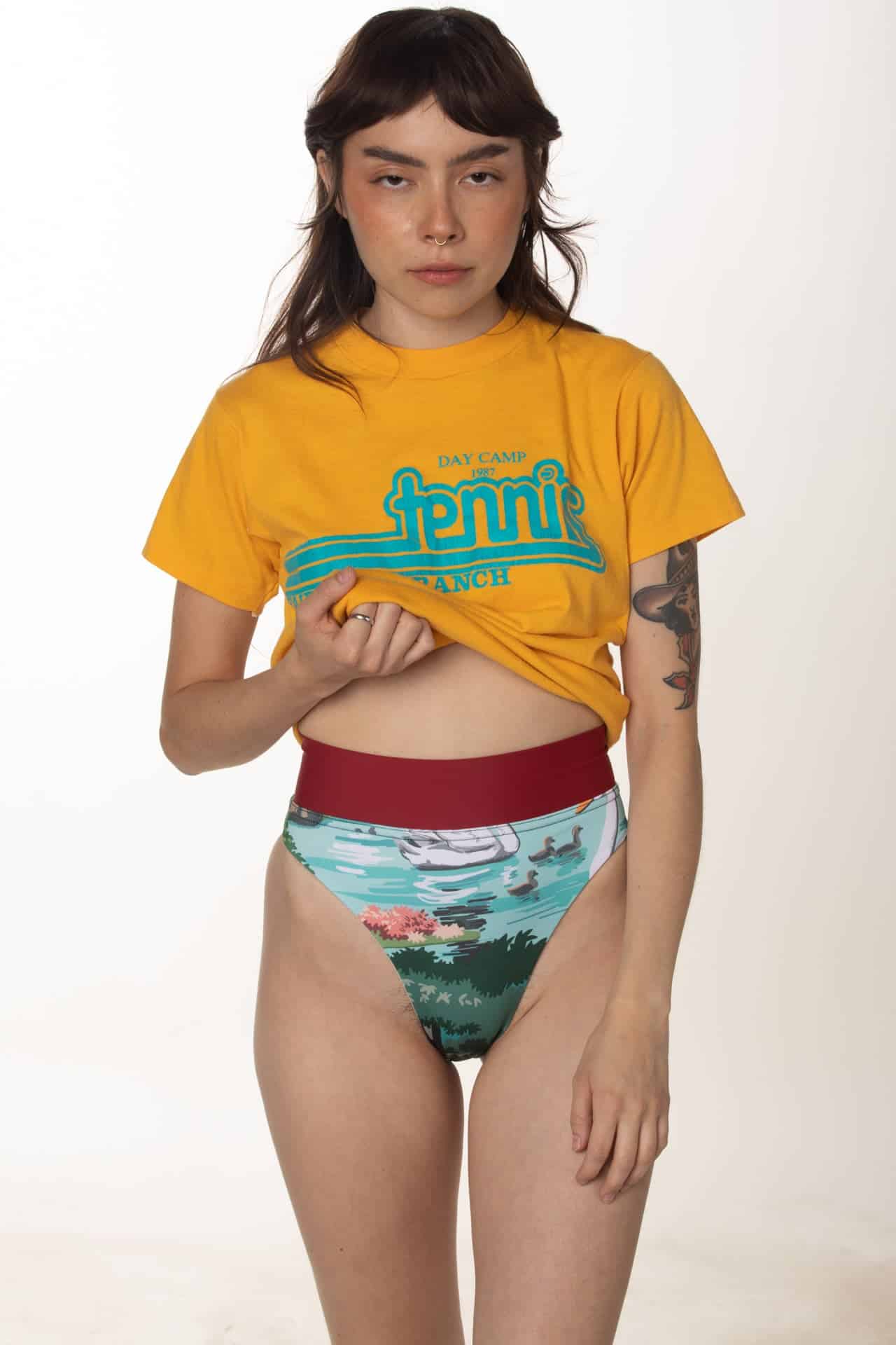 Stillwater High Waisted Cheeky Swim Bottom
