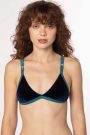 Equinox Velvet Triangle Bralette