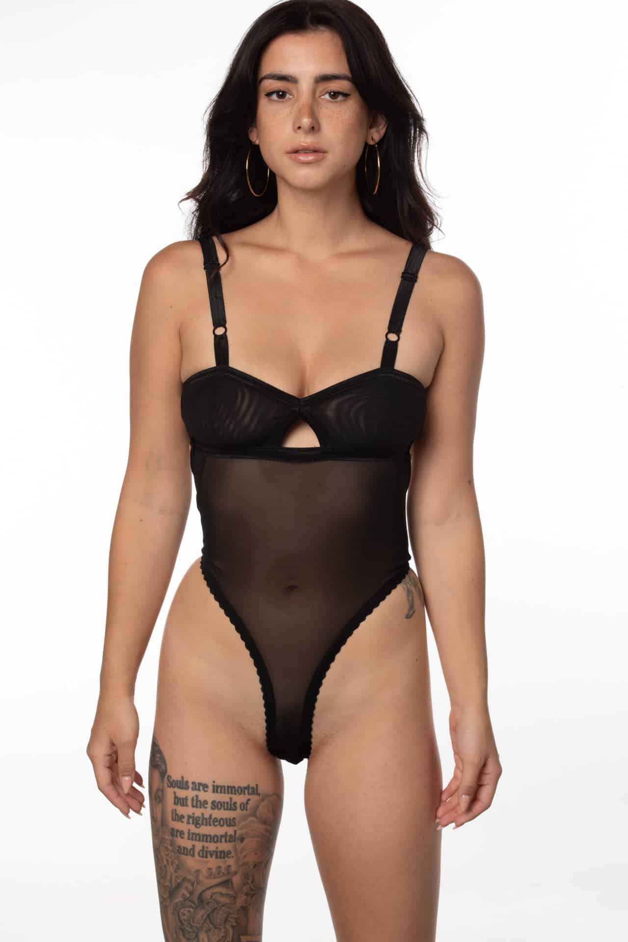 Mesh Thong Bodysuit