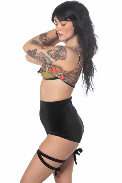 Mamba Velvet Pirouette Ouvert Underwear