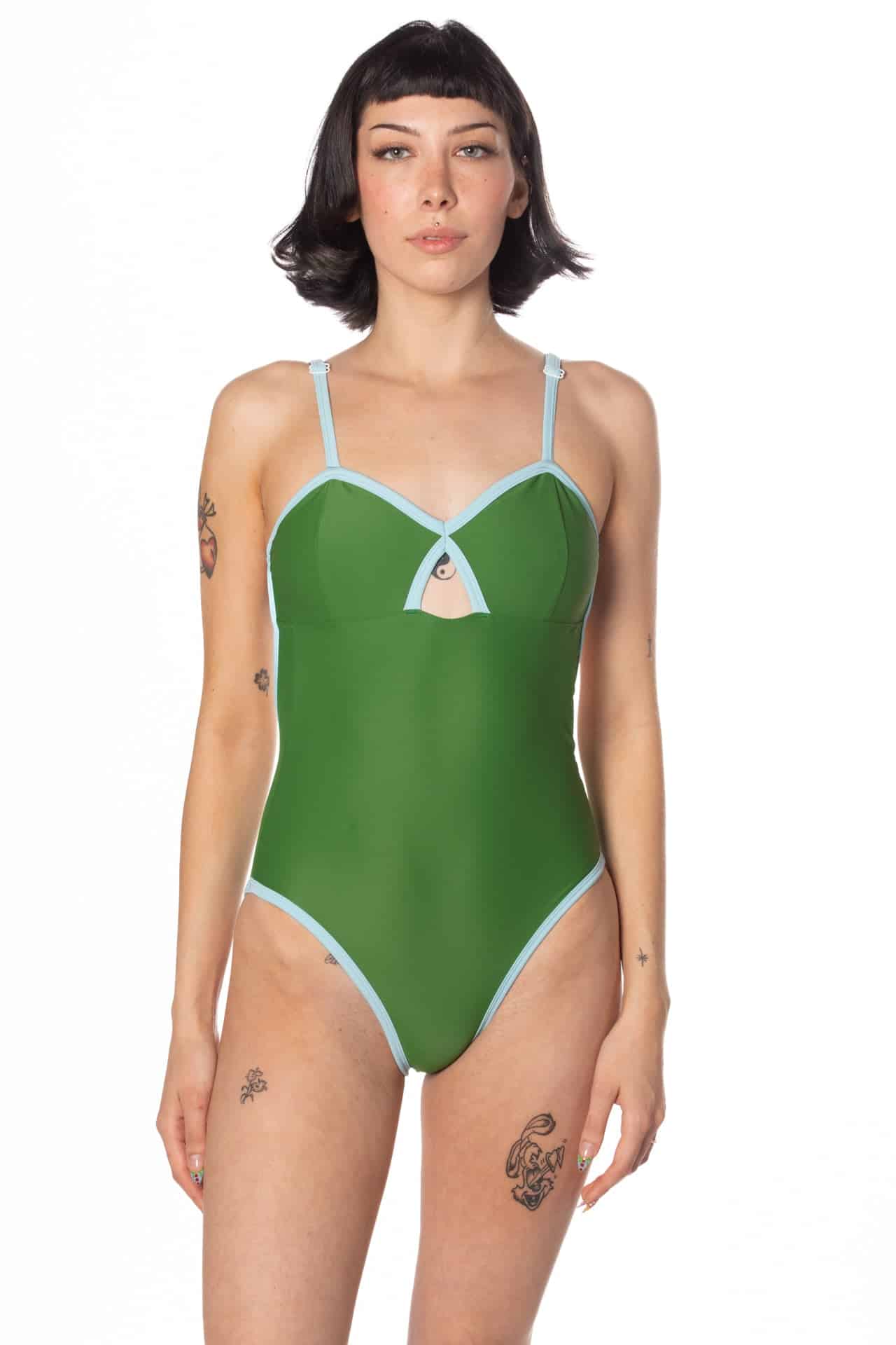 Deep Dive Cheeky One-Piece Swimsuit