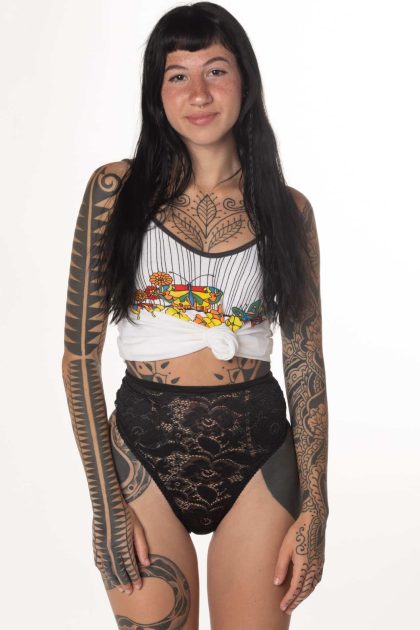 Lace High-Waisted Thong Underwear