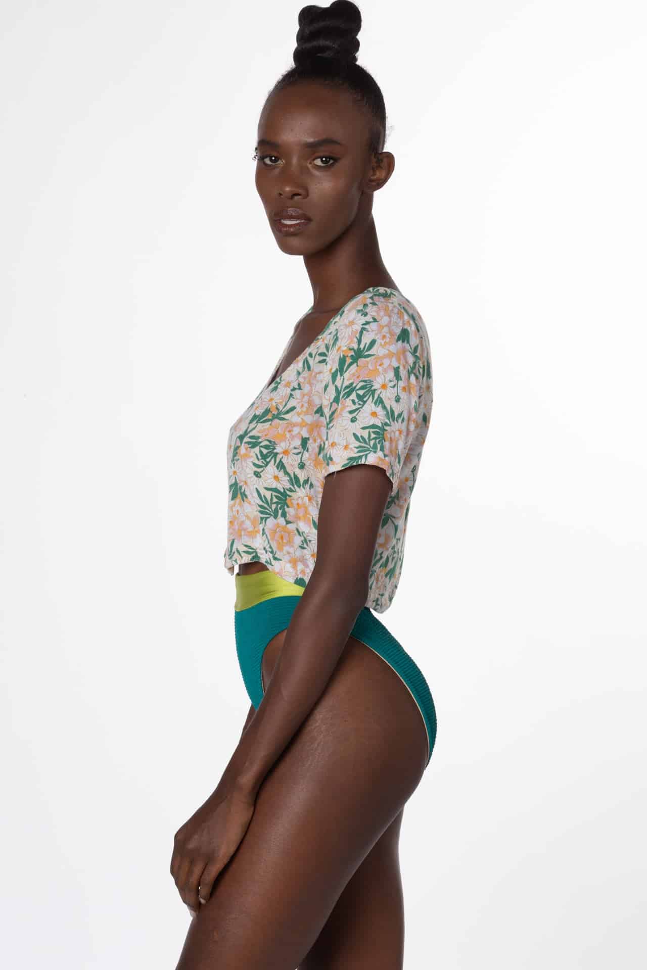 Zey08-19-21Studio-12 Monstera High Waisted Cheeky Swim Bottom