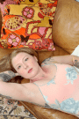 Traci wearing the Solstice Rose Body Suit
