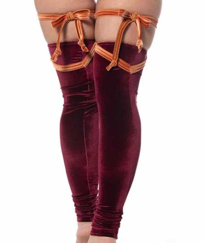 solstice Velvet Pirouette Leg Warmers